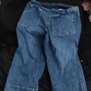 Belle by Kim Gravel Blue Ankle Jeans